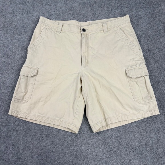 Columbia Other - Columbia Omni-Shade Cargo Shorts Mens 38 Tan Solid Cotton Sun Protection Utility
